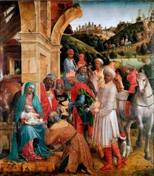 Adoration des Mages Peinture de Vincenzo Foppa (vers 1427-1515) Londres, National Gallery