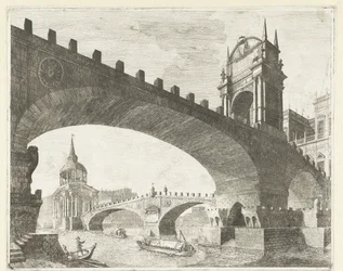 Deux ponts sur une rivière