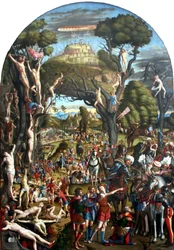 Crucifixion et apothéose des dix mille martyrs du mont Ararat