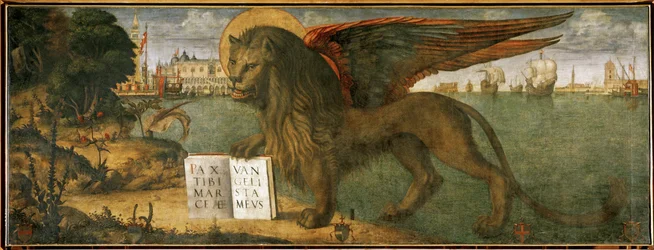 Le Lion de Saint-Marc (huile sur toile)