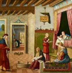 La Nativité de la Vierge Marie, vers 1502-1504