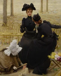Conversation dans le Jardin du Luxembourg, 1892