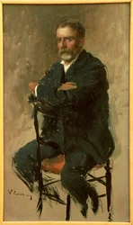 Portrait de Renato Fucini, écrivain italien