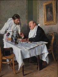 Dans un restaurant, 1887