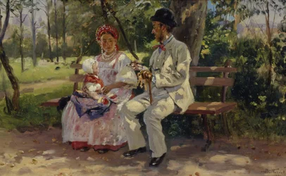 Sur le boulevard, 1894