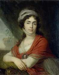 Portrait de Maria Marfa Dmitrievna Dunina, née Norova, 1799