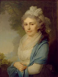 Portrait de Yelizaveta Ivanovna Neklyudova 1773-1796, née Levashova, 1798