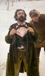 Étude pour la peinture Dimanche Sanglant 22 janvier 1905, 1905