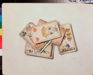 Cartes à jouer, Nature morte