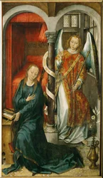 Annonciation (peinture sur bois)