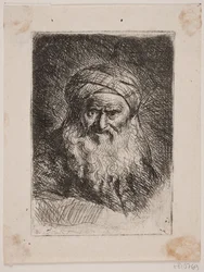 Vieil homme avec turban
