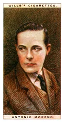 Antonio Moreno 1887-1967, acteur espagnol, 1928
