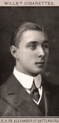 H.H, PR. Alexandre de Battenberg, 1908