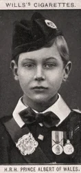 S.A.R. le Prince Albert de Galles, 1908