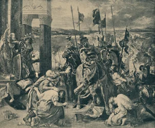 Les croisés entrant à Constantinople, 1840, 1935