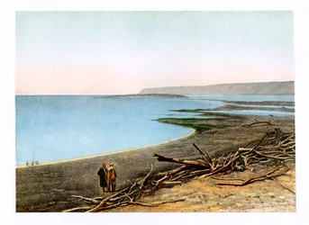 La mer Morte, vers 1870