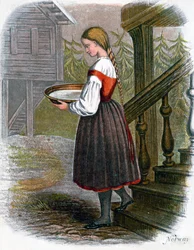Fille de ferme norvégienne