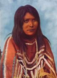 Une femme indienne Sarcee