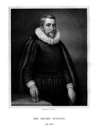 Sir Henry Wotton, auteur et diplomate anglais, 1824