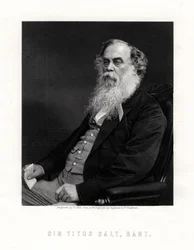 Sir Titus Salt, fabricant et bienfaiteur britannique, 19e siècle