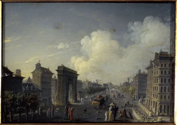 La porte de Saint-Denis et le boulevard, entre 1801 et 1850