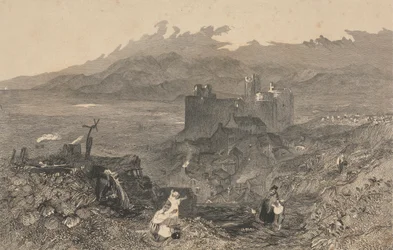 Château de Harlech, nord du Pays de Galles