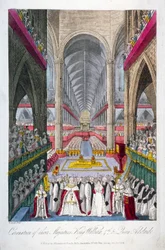 Couronnement de Guillaume IV et de la reine Adélaïde à l