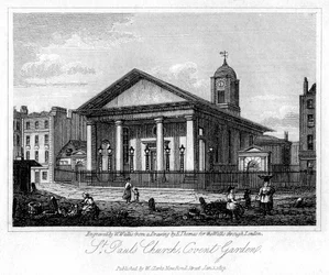 Église Saint-Paul, Covent Garden, Westminster, Londres, 1817