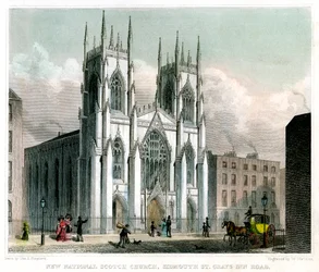 Nouvelle Église nationale écossaise, Sidmouth Street et Gray