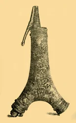 Flasque à poudre, vers 1580-1600