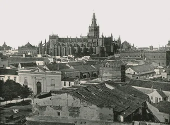 La cathédrale, Séville, Espagne, 1895