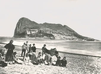 Vue du Rocher depuis la mer, Gibraltar