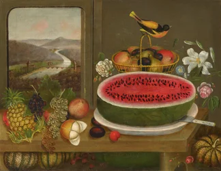 Fruits et Oriole de Baltimore