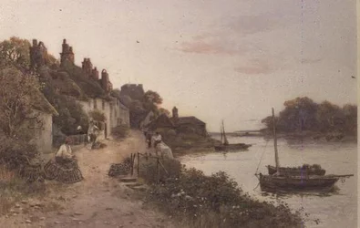 Nasses de pêche dans un village de Cornouailles