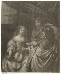 Fille avec un violoncelle