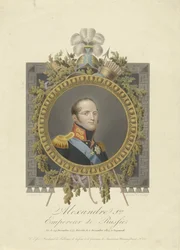 Portrait du tsar Alexandre Ier de Russie