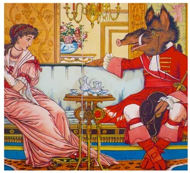La Belle et la Bête, 1874