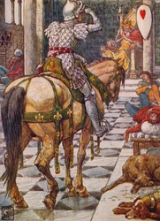 Percival obtient le bouclier du cœur battant, 1911