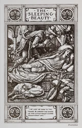 La Belle au bois dormant dort entourée d