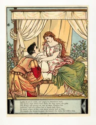 Le prince réveille la Belle, du livre d