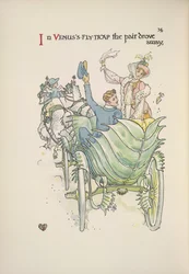 La dionée attrape-mouche. Un couple voyageant en calèche