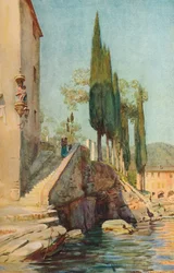 À S. Michele, Rapallo, vers 1910, 1912