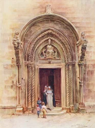 Le Portail du Duomo de Curzola
