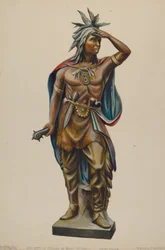 Indien de magasin de cigares, vers 1938
