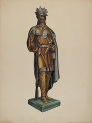 Indien de magasin de cigares, vers 1938