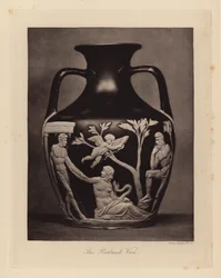 Réplique du vase Portland de Wedgwood (photogravure)