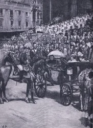 Le jubilé de diamant : Action de grâce à la cathédrale Saint-Paul, illustration de l