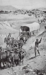 Le Grand Trek des Boers vers le Natal en 1835-36