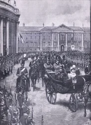 La visite du duc et de la duchesse de York à Dublin, illustration de l