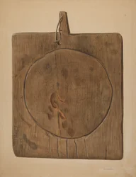 Planche à égoutter le fromage, 1935-1942